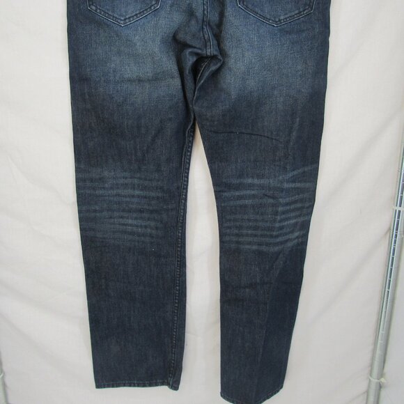 Bullhead Rincon Slim Straight Mid Rise Dark Wash Men's Blue Jeans 33X32 - Picture 5 of 11